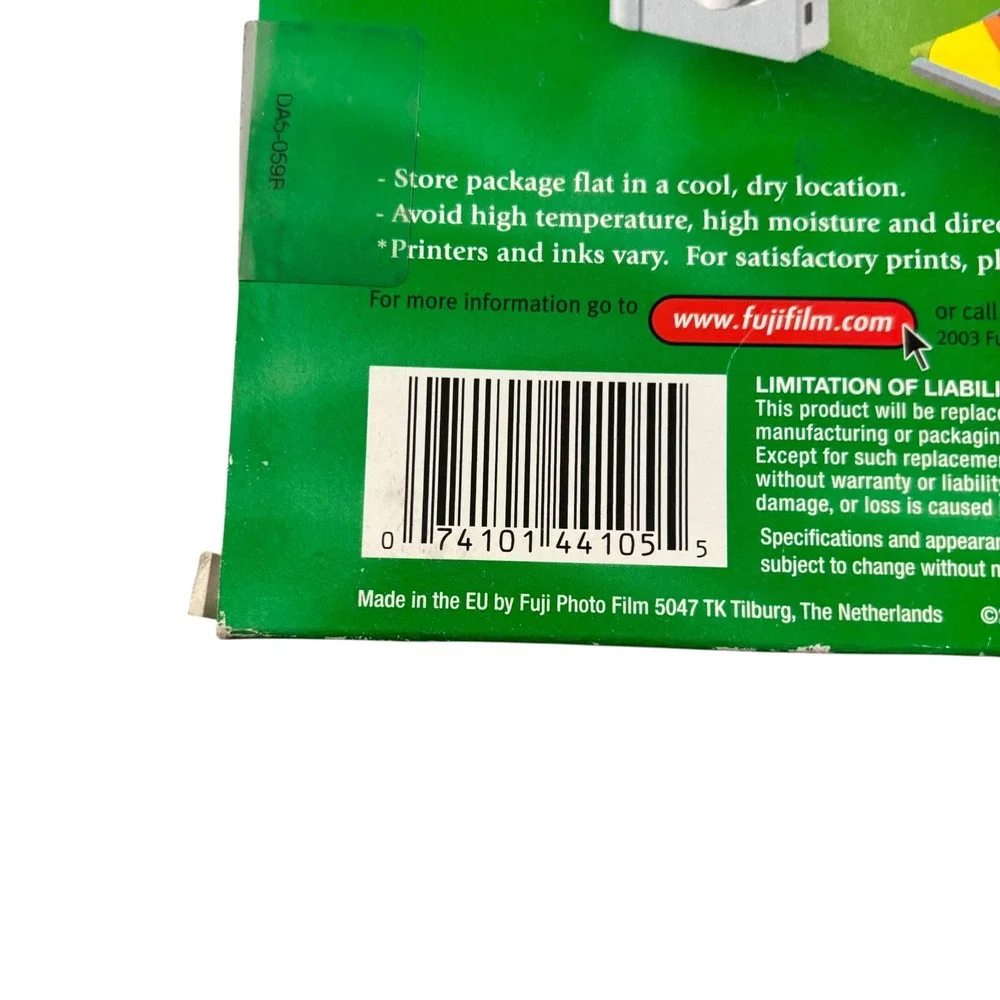 Fujifilm Premium Plus Photo‎ Paper 8.5x11 50 Sheets Glossy NEW Recipe CD